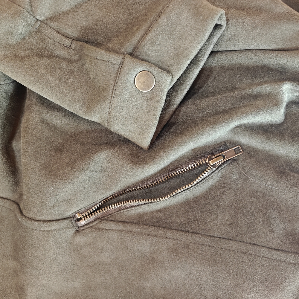 Blu Pepper Olive Bomber Jacket - Picture 5 of 5